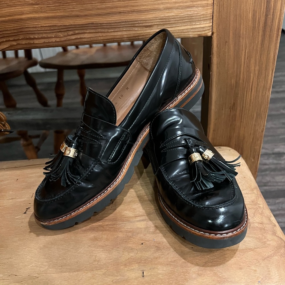 Stuart Weitzman Tassel Platform Loafers